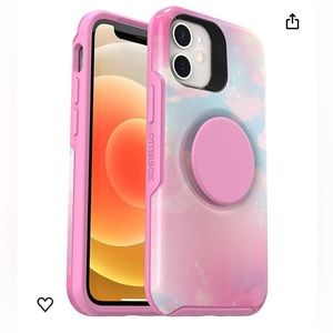 iPhone 12 mini Otterbox Popsockets Daydreamer Pink